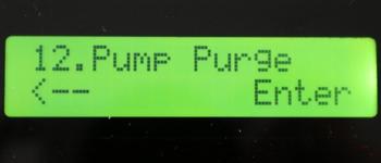 ฟังก์ชั่น pump purge ทำความสะอาดสายท่อซิลิโคน